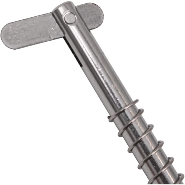 2 stk. rustfrie fjærpinner i rustfritt stål 5x5mm 316 rustfritt stål hurtigutløserpinner båttungepinner for båttopp dekkhengsel