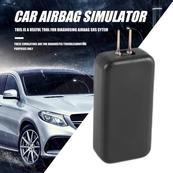 6pcs Universal Car Airbag Emulator Simulators Airbag Fault Light Emulator Sensor For Diagnostic Tro black