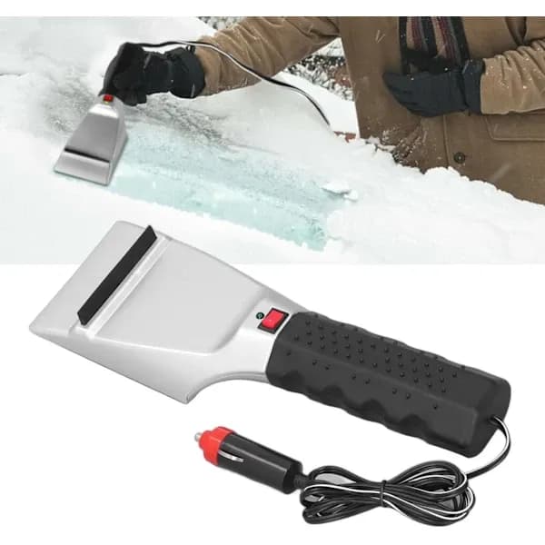 12V 18W Heated Ice Scraper, Electrically Heated at 60 ℃, Automatic