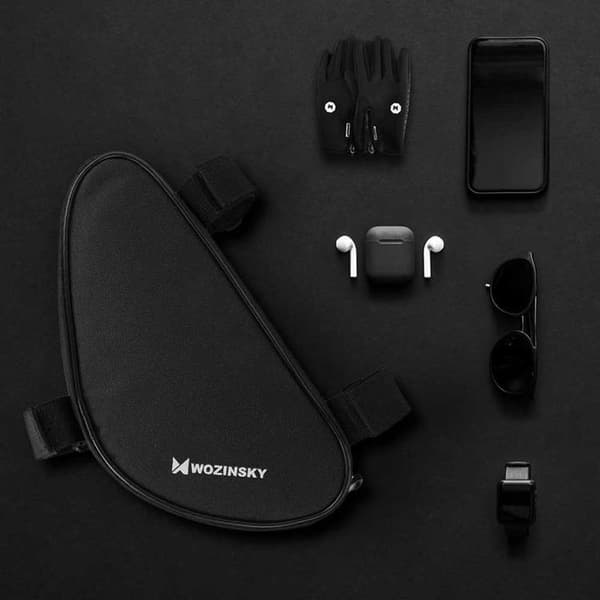 Wozinsky Bicycle Bag for Bicycle Frame 1.5 L Svart Polyester