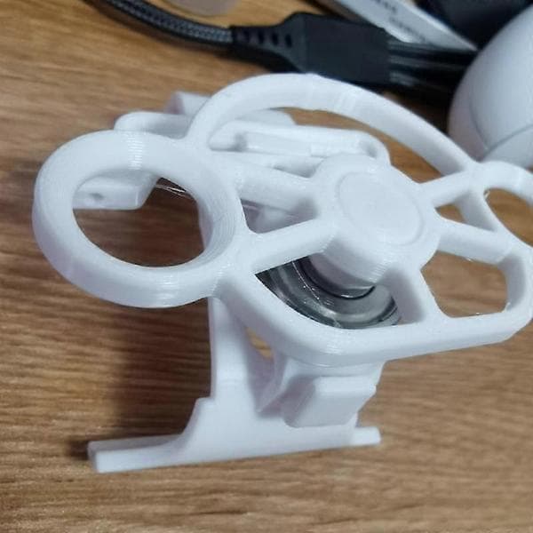Racerhjul Controller Erstatning Racerhjul kompatibel med Trådløs Game Controller Mini Rat Controller 3XUE White