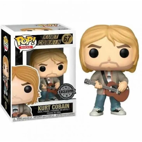 Kurt Cobain 64# 65# 66# 67# Se Vinyl Action Figure Collection Limited Edition modellleksaker för barn Födelsedagspresent 66