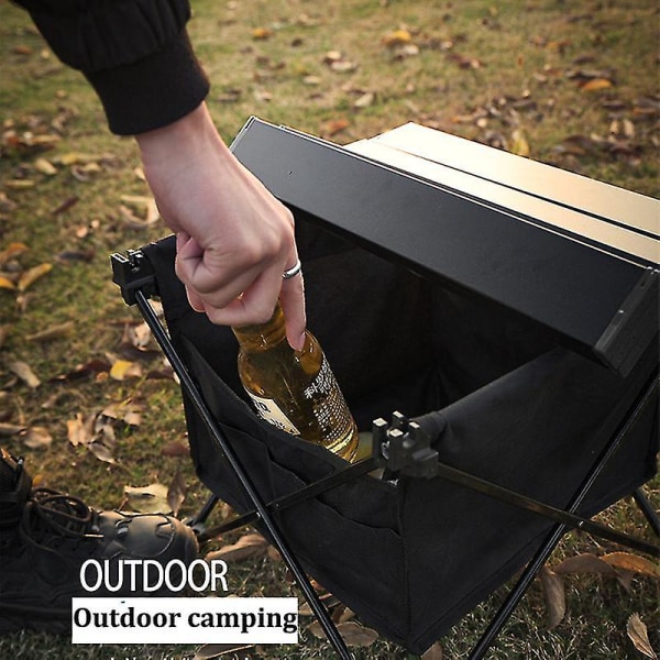 Aluminiumslegering Lett sammenleggbar Campingbord Camping Piknik Lite Utebord For Utendørs Utstyr Large Storage Bags