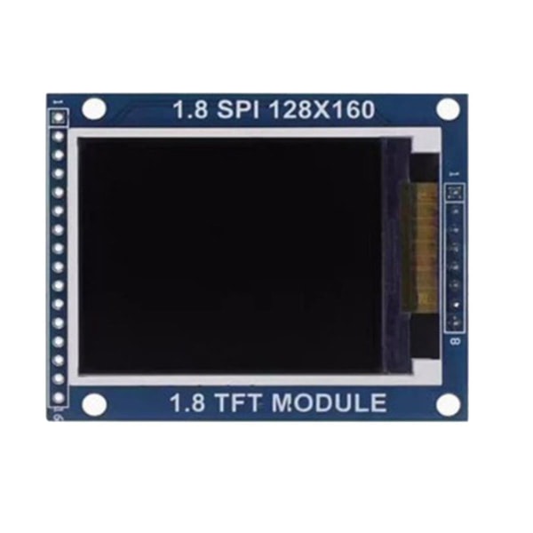 TFT 1.8 Inch LCD Module 128x160 DOT- ST7735S Driver SPI Serial Interface Multi-Function Color Screen Module As Shown