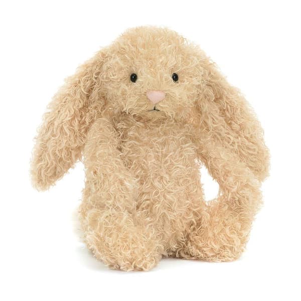 Jellycats Bashful Luxe Bunny Curly medium størrelse 31cm