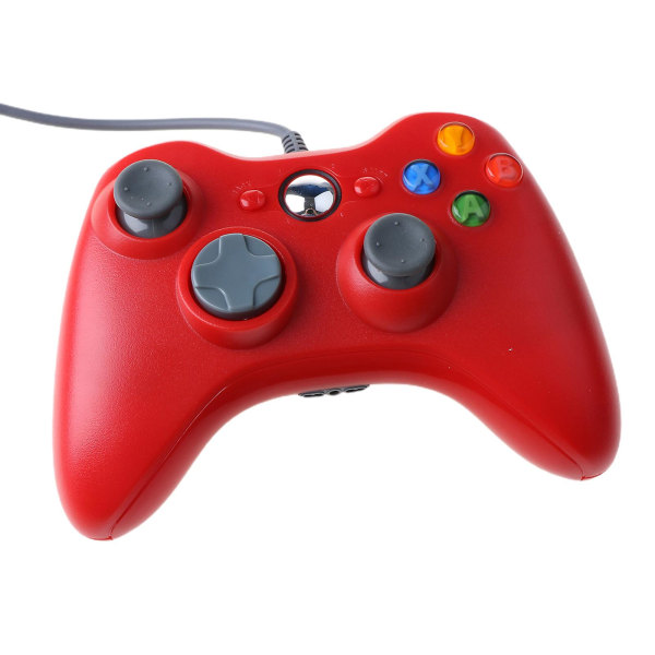USB styrd handkontroll för Xbox 360 Videospel Joystick för Xbox 360 Gamepad Red