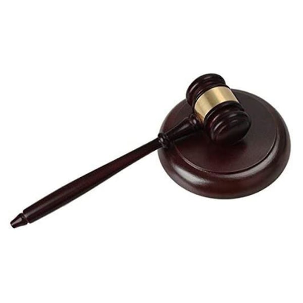 Justice Gavels Premium Kvalitet Tregavel Elegant Skrivebordstilbehør Moot Court