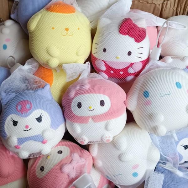 e Melody Decompression Sanrio Kuromi Cinnamoroll Squishy -lelu A2