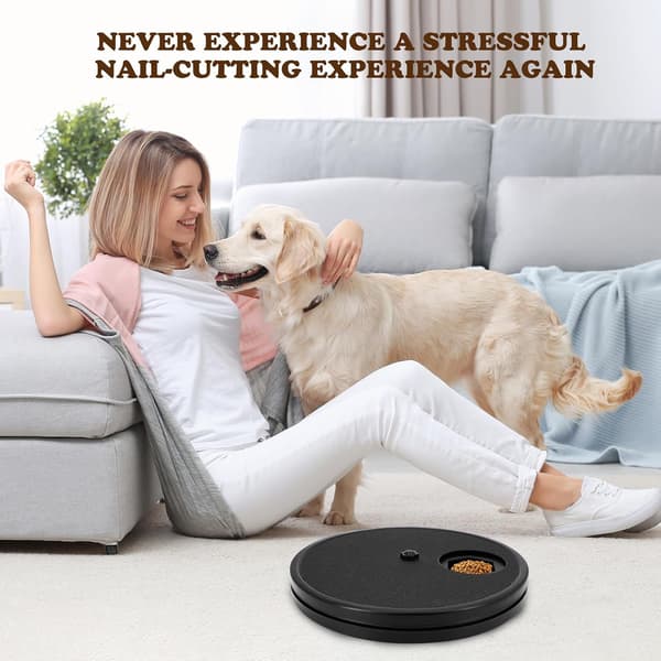 Dog Scratch Board 3 in 1 Interactive Dog Scratch Board for Claws, Dog Scratch Board with Treat Box Scratch Board with 2 Sandpapers