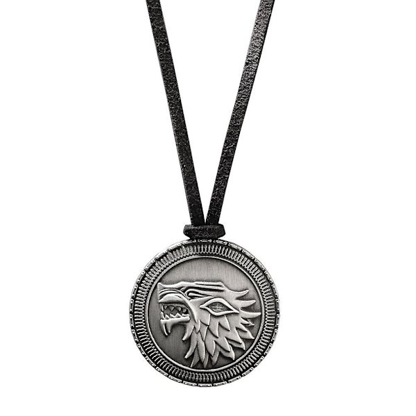 Game of Thrones Stark Shield-anheng Silver
