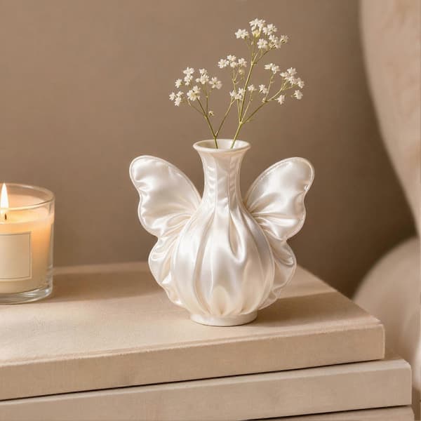 Liten Blomvas - Romantisk & Elegant - för Sovrum & Sminkbord