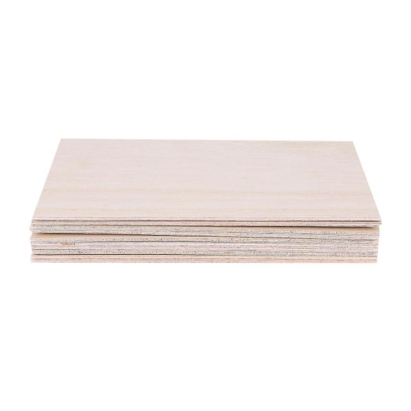 40 stk Balsa Treplater Treplate 150 X 100 X 2mm For Hus Skip Håndverk Modell Diy