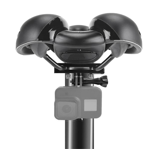 Cykelsadel Rail Mount Cykelsadelsfäste för Hero 12 11 10 9 8 7 5 Actionkameror Tillbehör Black
