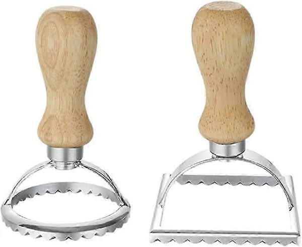 2-delt kakeformsett med trehåndtak - For dumpling- og pastalaging