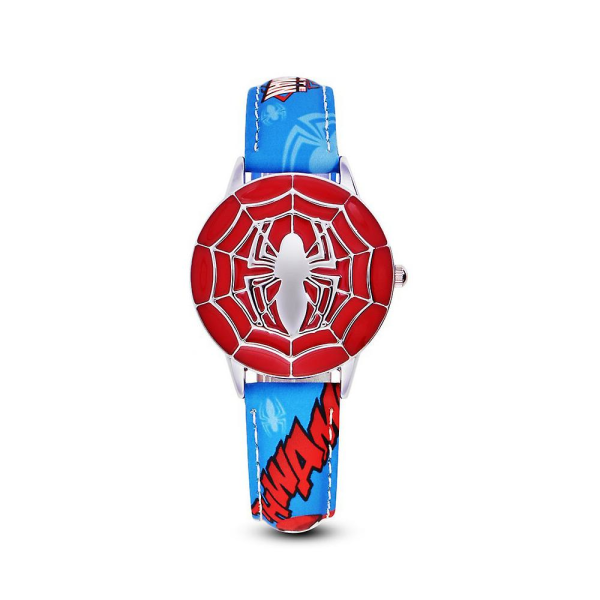 Superhjälte Captain Iron Man Avengers Quartz Klocka Barn Flip Case Klocka Gåvor Spider-Man