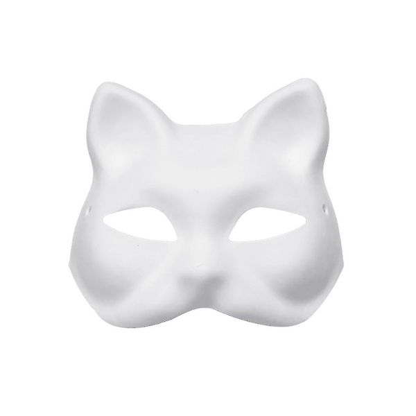 Tom farvemaling maske maske pulp maske børnehave DIY forsyninger Jikaix Fox