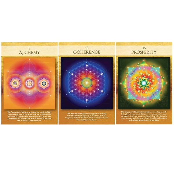 Sacred Geometry Activations Oracle Discover The Language Of Your Soul 44 Cards Deck Set For Beginners Journal Cloth Game Divine
