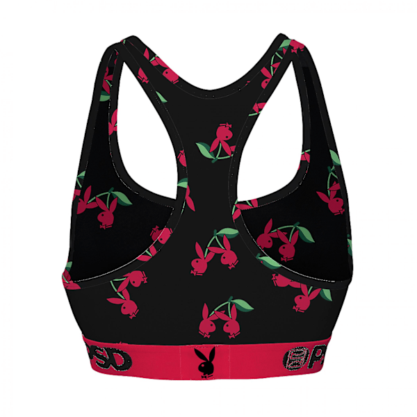 Playboy Cherries PSD Sportbehå Black Large