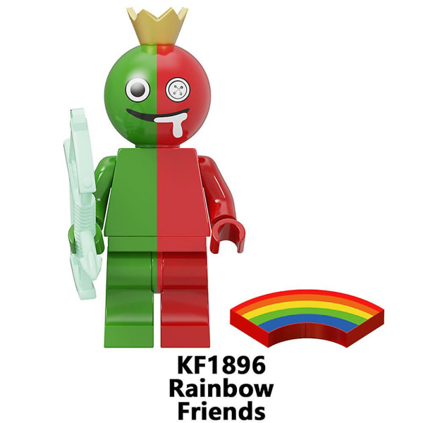 8 stk/sett Rainbow Friends Byggekloss Figur Leke Sett Samleobjekt Modell Hjemmedekorasjon Spill Fans Barnegaver