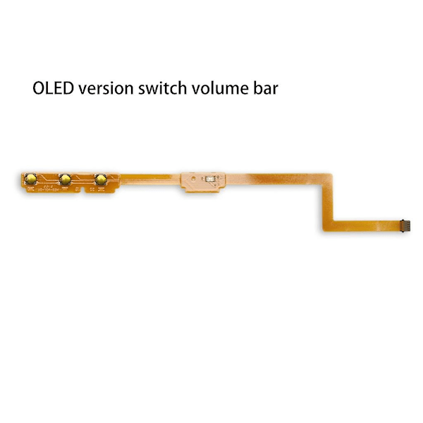 Strømknapp, volumknapp, lysfølermodulkontaktbåndkobbertrådstartkabel for Switch Oled