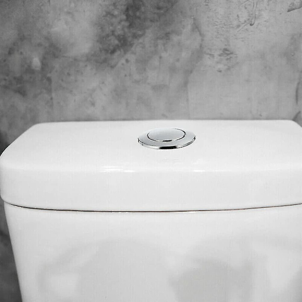 Spolknapp, 38 mm tryckknapp för badrum och WC vattenbesparande enhet - Lämplig för toalettcistern