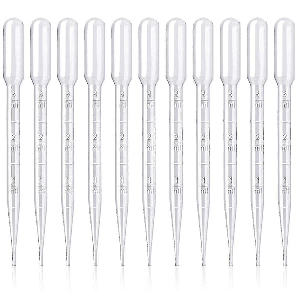 200 stk. plastikpipetter 3 ml til laboratorieeksperimenter