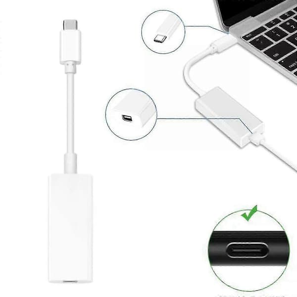 Thunderbolt 3 till Thunderbolt 2-adapter Typ C-kabel för MacBook Air Pro