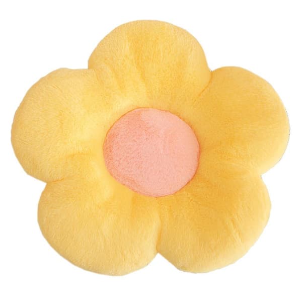 Blomkudde Söta kuddar Sittdyna Blomkudde yellow