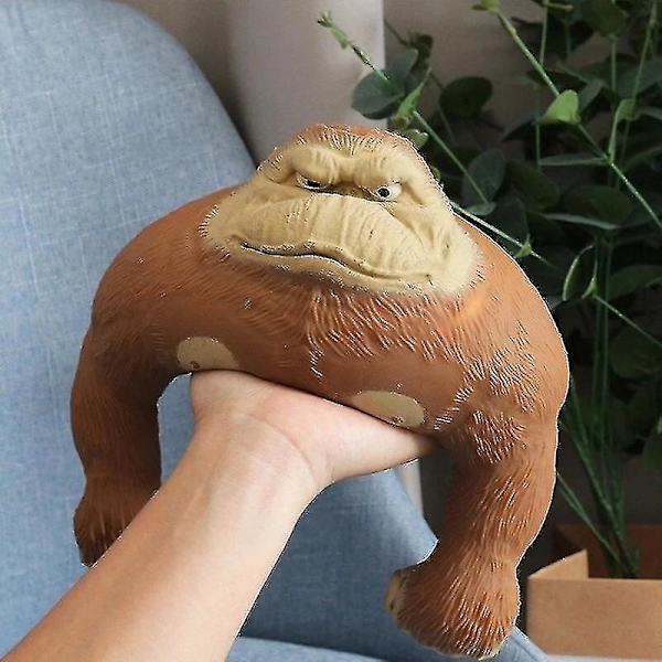 Stor kæmpe svampet squishy fidget orangutang Tt influencer elastisk abe antistress legetøj til voksne og børn blødt sjovt gavelegetøj flour version