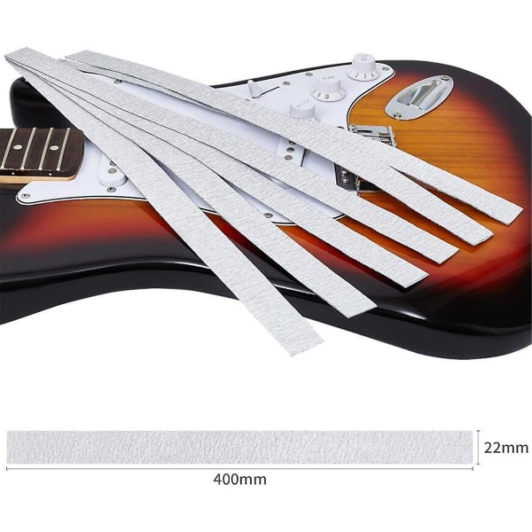 Hiekkapaperi Kitara Kaula Fret Beam Tasoitustangot Luthier Työkalut Soittimet Tarvikkeet Silver