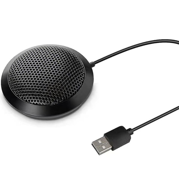 360 Omnidireksjonell kondensatormikrofon Desktop kablet mikrofon Stemmekonferansemikrofon (usb