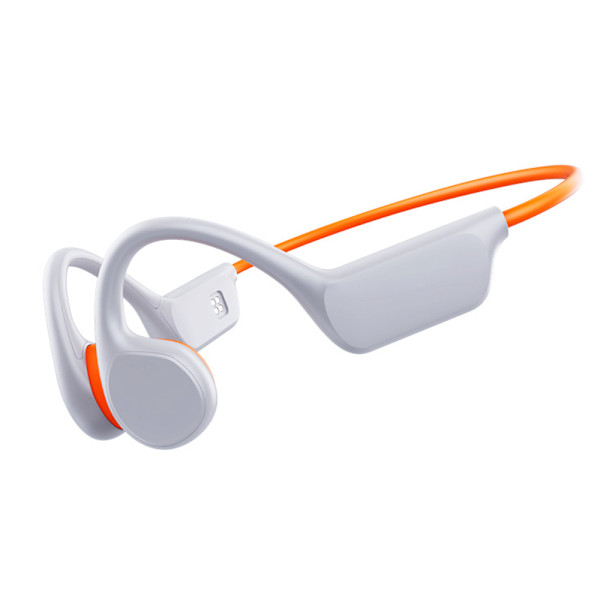 IPX8 Trådløse Knogleledningshovedtelefoner med MP3-afspiller - 32 GB Orange White