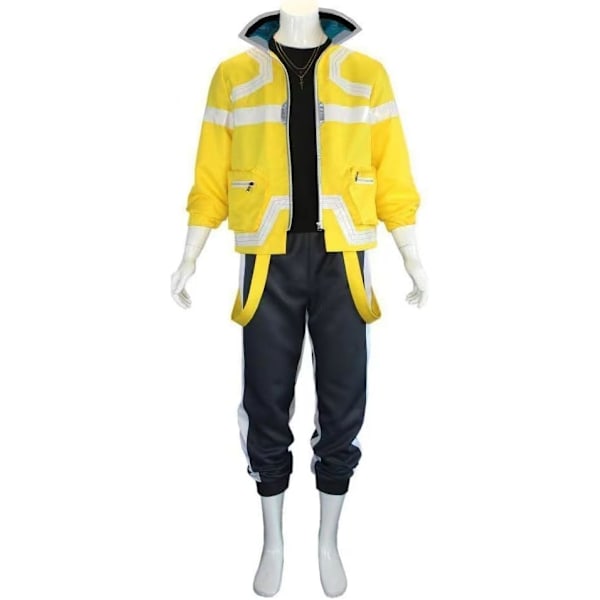Halloween Party Cosplay Cyberpunk Fuld Sæt Jakke Kostume, Unisex David Martinez Cosplay Kostume Jakke+Bukser+T-shirt 3XL