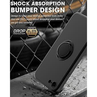 Magnetisk Finger med Ringholder Støttecover til iPhone Xr