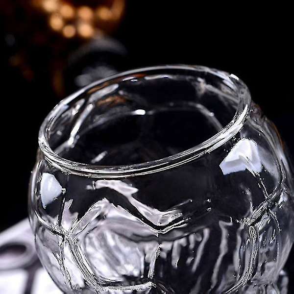 Fotbollspokalformad ölglas med stor kapacitet, innovativt ölglas för hemmet, bar och fest