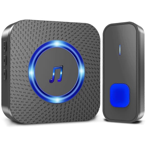 Trådlös dörrklocka, smart, för äldre samtal, pekknapp, musik Dc (Battery Model)