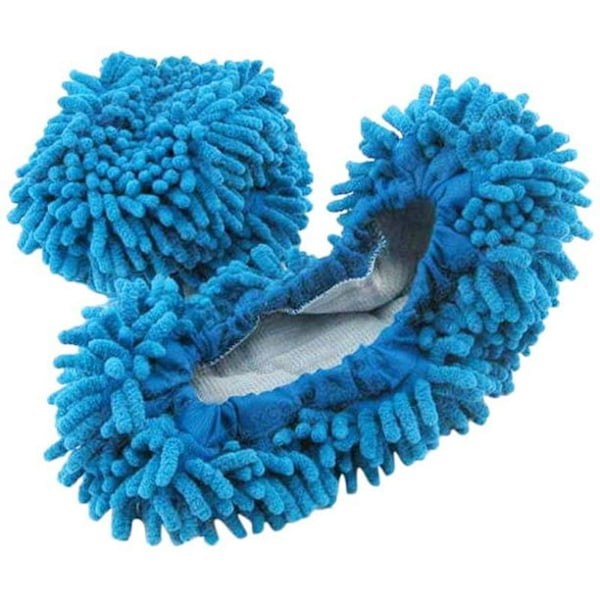 Home Cleaning Supplies Single Chenille Mop Wipe Slippers Shoes Lazy Shoe Mop Caps Set