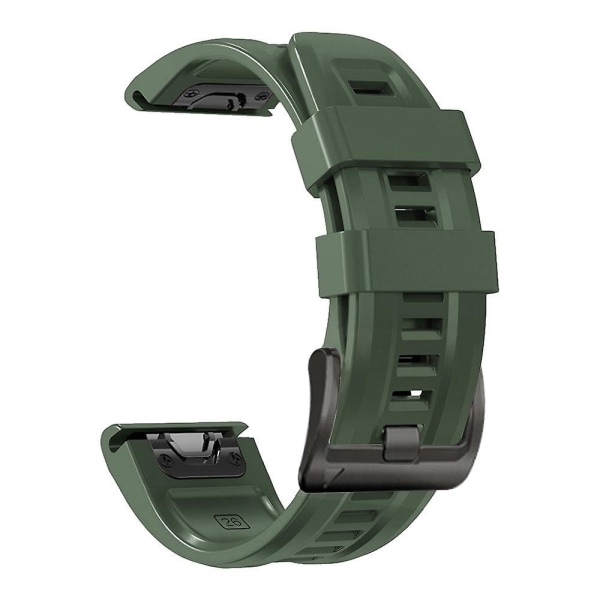 22mm Silikonihihna Garmin Approach S60 -kellolle Amygreen