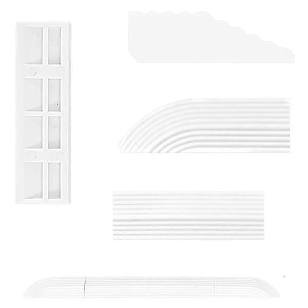 For Ecovacs Xiaomi Cloud Whale Terskelstripe Tilbehør, hvit