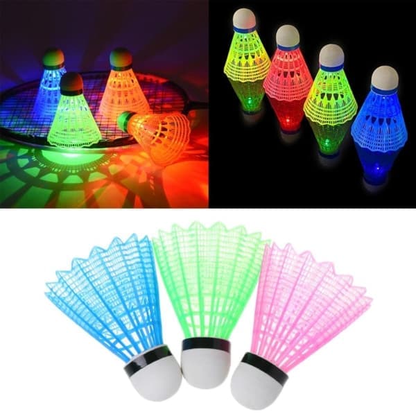 2/3/4/8 stk LED-badmintonbold Badmintonfjerbolde 4 stk 4Pcs 4Pcs