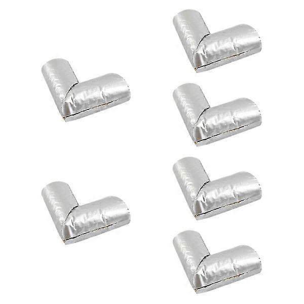 6 x rörisolering böj professionell värmeisolering rör för 3/4\" Silver