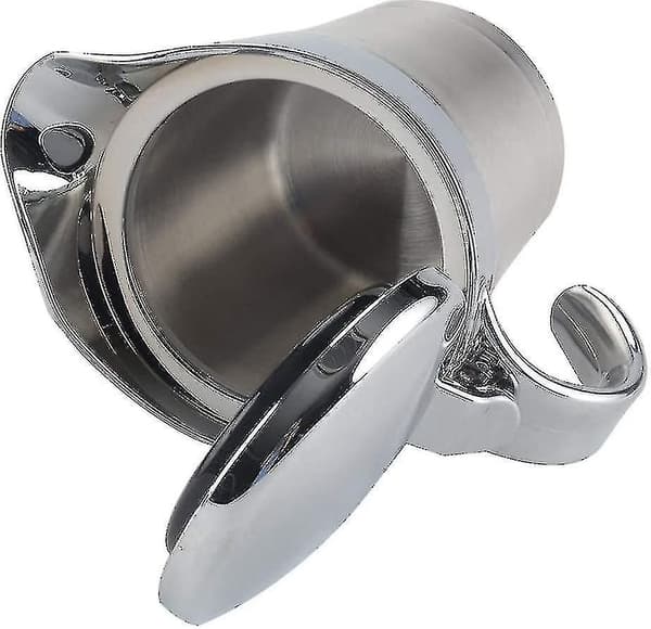 Premium Termokande til Sovs i Rustfrit Stål, Dobbeltisoleret Elegant Sølv Termokande til Sovs, Saucekande, Perfekt til Middagsselskaber
