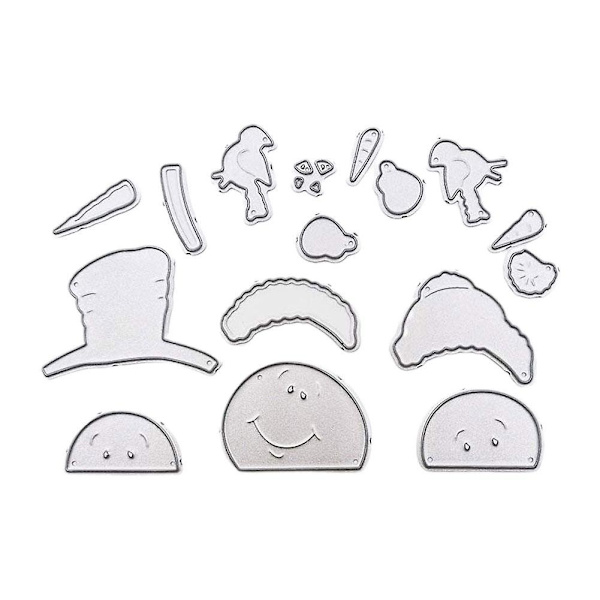 1*snemand Metal Skæredør Stencil Scrapbooking Embossing Album Craft Card