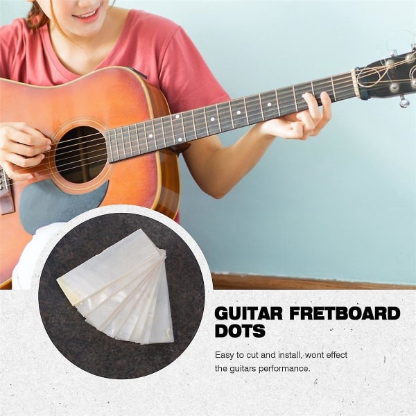 10 st inläggning material vit pärlemor skalämnen ark rektangel inläggning material för gitarr