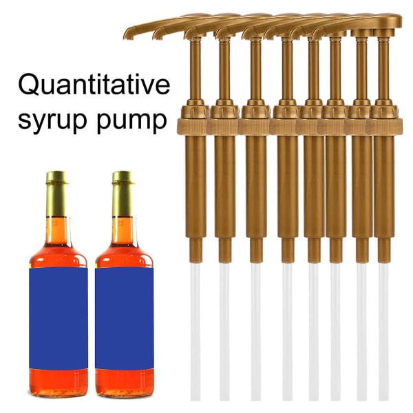 8 kpl sorbettisiirappia painettava irrotettava leikattava annostelumehu pumppu annostelija pullo pumppu keittiövempaimet Tianyuhe
