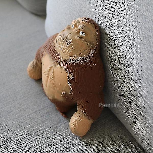 Stor kæmpe svampet squishy fidget orangutang Tt influencer elastisk abe antistress legetøj til voksne og børn blødt sjovt gavelegetøj flour version