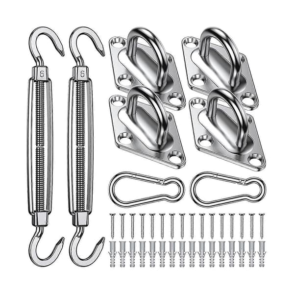 Solsejl Hardware Kit 304 Rustfrit Stål Anti-rust Solsejl