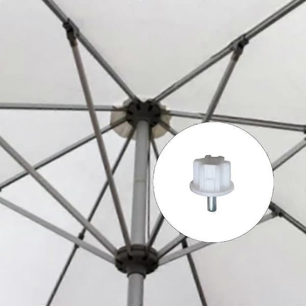 60/65/70/80mm Hvit Markise Trommel Rund Adapter Markise Rør Adapter Blinde Teleskopiske Solskjermer Monteringstilbehør 65mm
