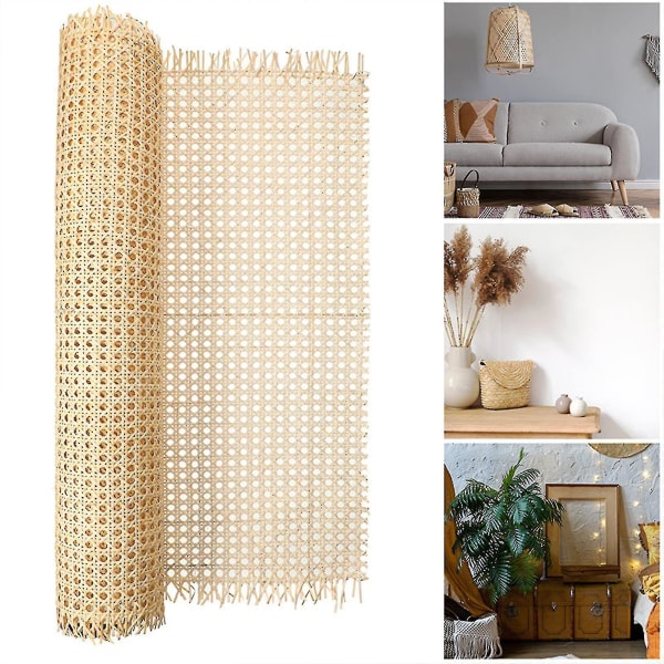 1 rulle imiteret-rattan net burr fri dekorative robuste caning projekter gør simulering rattan-webbing bånd til hjem_a_hf 45cm
