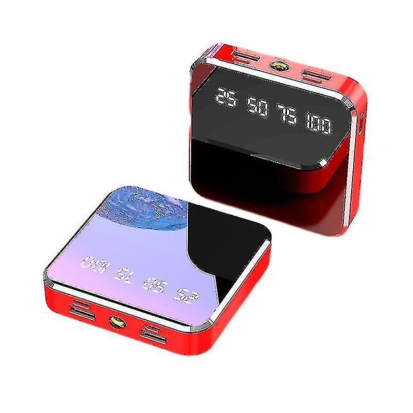Minikorkean kapasiteetin power 20000 Mah, erittäin ohut, kompakti, kätevä, nopea lataus, matkapuhelimen universal power , punainen